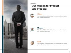 Product sale proposal powerpoint presentation slides
