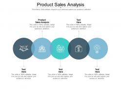 Product sales analysis ppt powerpoint presentation professional background images cpb