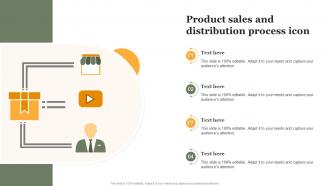Product Sales And Distribution Process Icon