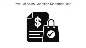 Product Sales Condition Monotone Icon In Powerpoint Pptx Png And Editable Eps Format