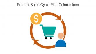 Product Sales Cycle Plan Colored Icon In Powerpoint Pptx Png And Editable Eps Format
