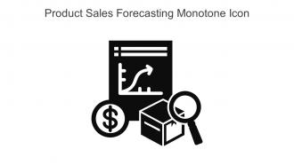Product Sales Forecasting Monotone Icon In Powerpoint Pptx Png And Editable Eps Format