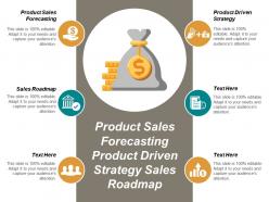 Product sales forecasting product driven strategy sales roadmap cpb
