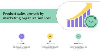 Product Sales Growth By Marketing Organization Icon