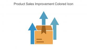 Product Sales Improvement Colored Icon In Powerpoint Pptx Png And Editable Eps Format