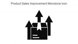 Product Sales Improvement Monotone Icon In Powerpoint Pptx Png And Editable Eps Format
