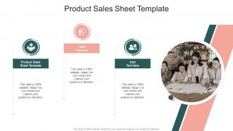 Product Sales Sheet Template In Powerpoint And Google Slides Cpb