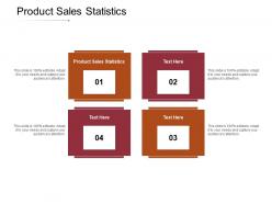 Product sales statistics ppt powerpoint presentation gallery shapes cpb
