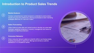 Product Sales Trends And Forecasting For 2025 PPT Outline AT Professionally Designed