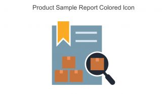 Product Sample Report Colored Icon In Powerpoint Pptx Png And Editable Eps Format