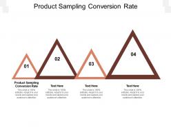 Product sampling conversion rate ppt powerpoint presentation layouts grid cpb