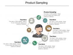 Product sampling ppt powerpoint presentation icon outline cpb