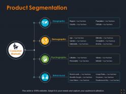 Product Segmentation Ppt Summary Graphics Template