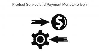 Product Service And Payment Monotone Icon In Powerpoint Pptx Png And Editable Eps Format