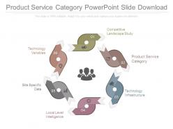 Product service category powerpoint slide download