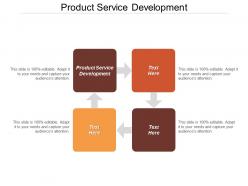 Product service development ppt powerpoint presentation icon background images cpb