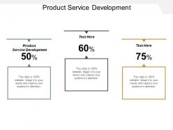 Product service development ppt powerpoint presentation inspiration themes cpb