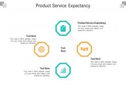 Product service expectancy ppt powerpoint presentation infographic template styles cpb