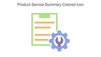 Product Service Summary Colored Icon In Powerpoint Pptx Png And Editable Eps Format