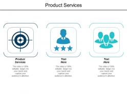 Product services ppt powerpoint presentation infographics model cpb