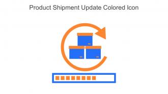 Product Shipment Update Colored Icon In Powerpoint Pptx Png And Editable Eps Format