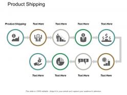 Product shipping ppt powerpoint presentation icon diagrams cpb