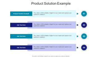Product Solution Example In Powerpoint And Google Slides Cpb