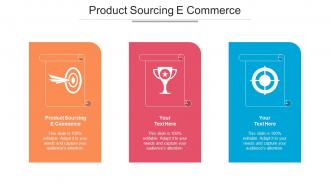 Product Sourcing E Commerce Ppt Powerpoint Presentation File Maker Cpb