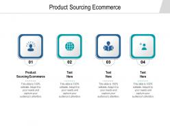 Product sourcing ecommerce ppt powerpoint presentation summary graphics example cpb