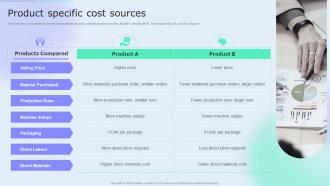 Product Specific Cost Sources Accounting Tools Cost Allocation Ppt Formats