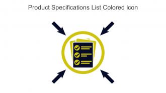 Product Specifications List Colored Icon In Powerpoint Pptx Png And Editable Eps Format