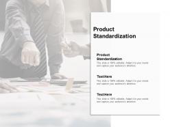 Product standardization ppt powerpoint presentation icon clipart images cpb