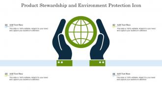 Product Stewardship And Environment Protection Icon