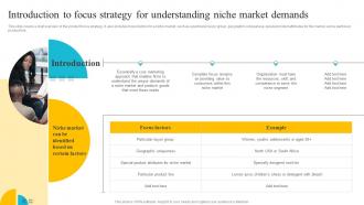 Product Strategy A Guide To Core Concepts Introduction Focus Strategy Understanding Strategy SS V