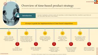 Product Strategy And Innovation Guide Overview Of Time Based Product Strategy SS V