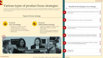 Product Strategy And Innovation Guide Various Types Of Product Focus Strategy SS V