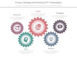 Product strategy and planning ppt presentation