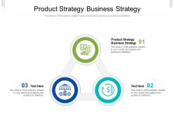 Product strategy business strategy ppt powerpoint presentation show icon cpb