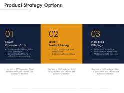 Product Strategy Options Ppt Powerpoint Presentation Gallery Slide Portrait