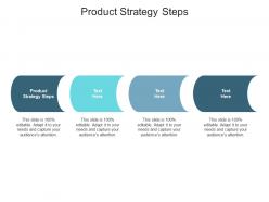Product strategy steps ppt powerpoint presentation model graphics example cpb