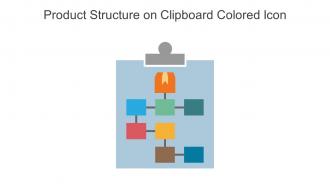 Product Structure On Clipboard Colored Icon In Powerpoint Pptx Png And Editable Eps Format