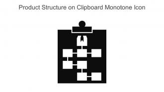 Product Structure On Clipboard Monotone Icon In Powerpoint Pptx Png And Editable Eps Format
