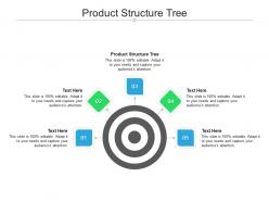 Product structure tree ppt powerpoint presentation layouts visuals cpb