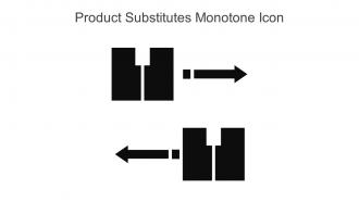 Product Substitutes Monotone Icon In Powerpoint Pptx Png And Editable Eps Format