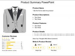 Product Summary Powerpoint