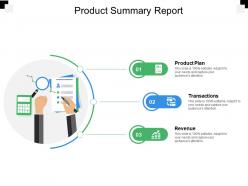 Product summary report
