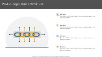 Product Supply Chain Network Icon