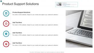 Product Support Solutions In Powerpoint And Google Slides Cpb