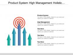 Product system high management holistic innovation strength weakness analysis