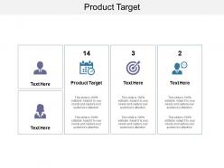 Product targets ppt powerpoint presentation slides clipart images cpb